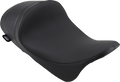 DRAG SPECIALTIES Forward Low Solo Seat - Solar Leather - FL '08-'22 0801-1251