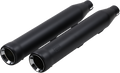 COBRA Neighbor Hater Mufflers for '07-'17 Softail - Black 6043B