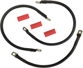 DRAG SPECIALTIES Black Battery Cable Set - '82-'88 FXR E25-0091B-T5