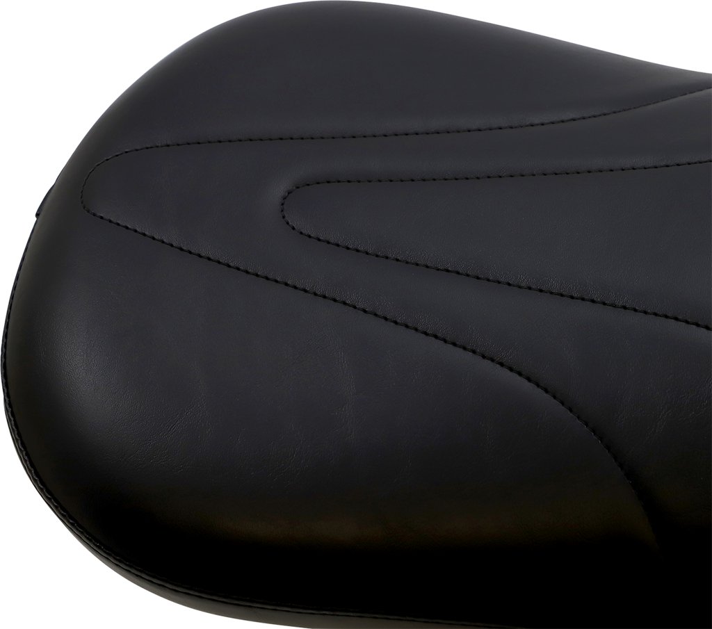 LE PERA Sorrento 2-Up Seat - Stitched - Black - FLHT LK-907