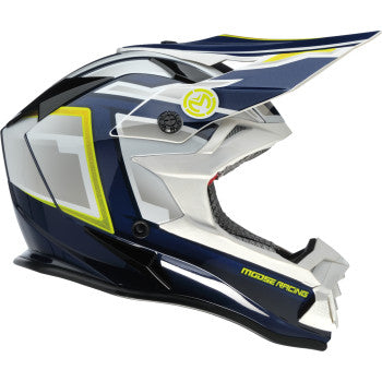 MOOSE OFFROAD MR3 Helmet - F.A.F. - White/Navy/Green - Large 0110-8945
