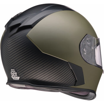 Z1R Warrant Helmet - Carbon - Green - XS 0101-17432