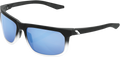 100% Hakan Sunglasses - Black - Blue Mirror 61036-407-01