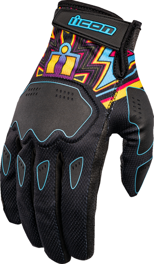 ICON Hooligan Lucky Lid™ Gloves - Black - Medium 3301-4642