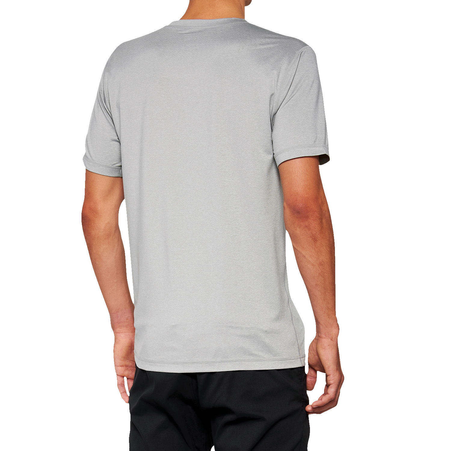 100% Mission Athletic T-Shirt - Gray - Large 20014-00007
