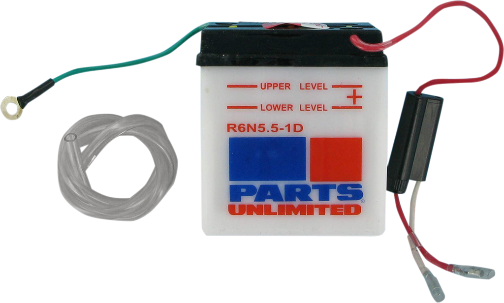 Parts Unlimited Conventional Battery 6n5.5-1d