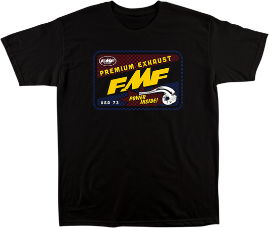 FMF Power Inside T-Shirt - Black - Large SP21118900BKLG 3030-20452