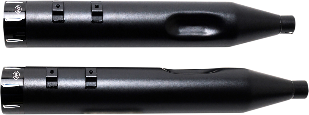 S&S CYCLE 4.5" Mufflers - Black with Black Tracer 550-0625