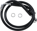 DRAG SPECIALTIES Brake Line - +6" - Black - '18-'21 Softail 618604-6BLK