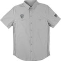 American Biker Let's Ride Vented Shirt - Gray/Black - 2XL ABBLETSRIDE16ST26GY2