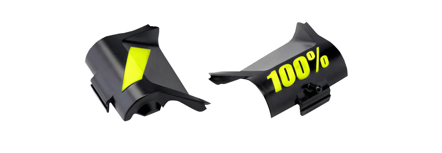 100% Forecast Canister Covers - Black/Fluo Yellow 59046-00001