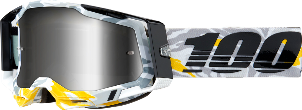 100% Racecraft 2 Goggles - Korb - Silver Mirror 50010-00019