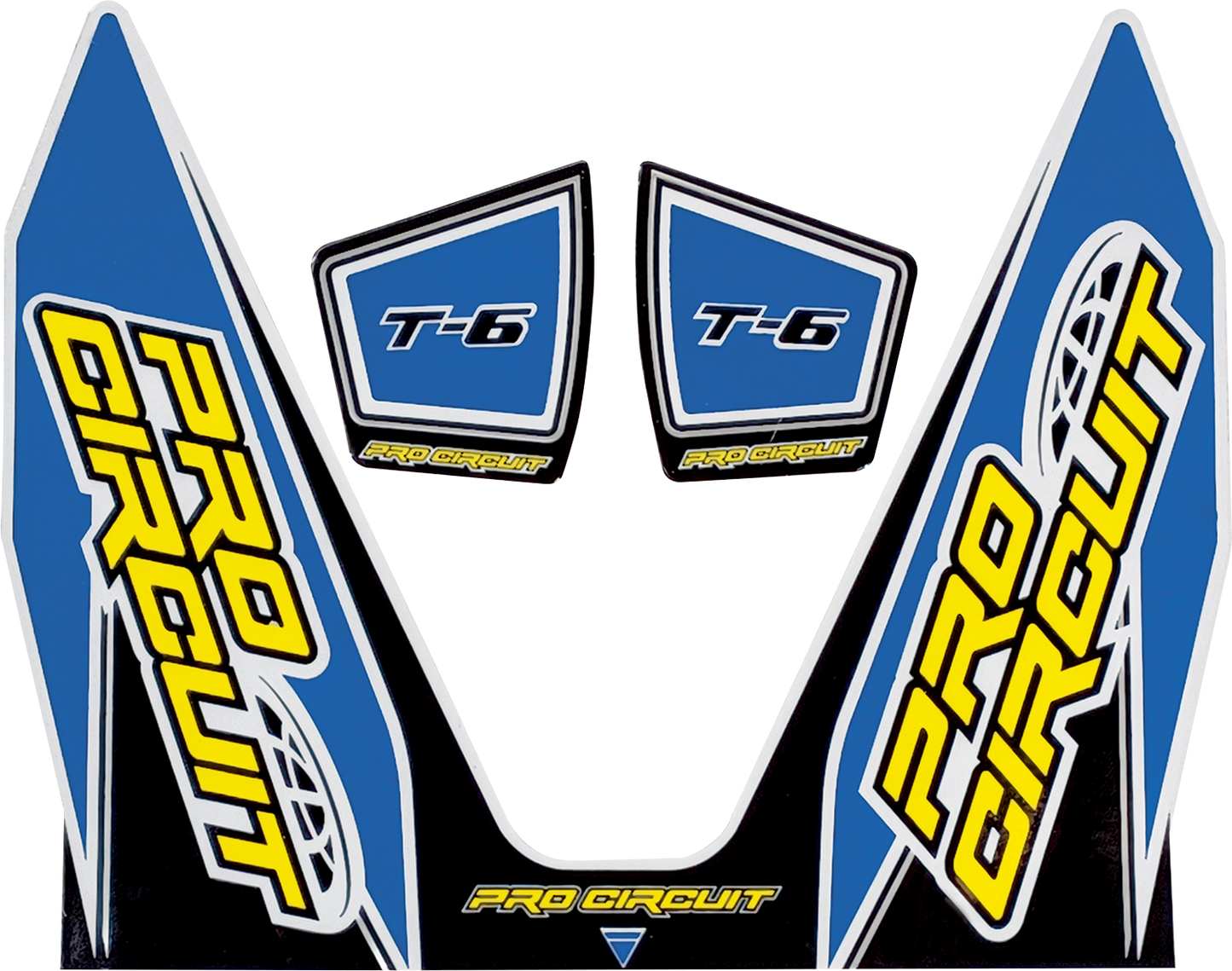 PRO CIRCUIT T-6 Decal - Light Blue DC22T6-LB