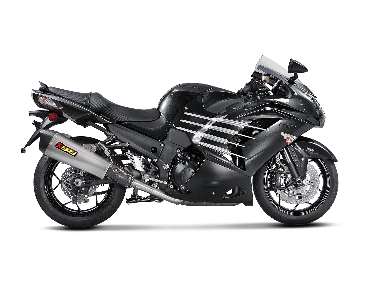 AKRAPOVIC Slip-On Line Muffler Ninja ZX-14R 2012-2024 2025 Tapered S-K14SO6-HZAAT 1811-3069
