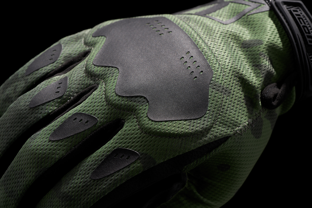 ICON Hooligan™ CE Gloves - Green Camo - Medium 3301-4403