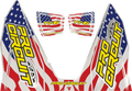 PRO CIRCUIT Ti-6 Decal - Stars and Stripes DC22TI6-SS