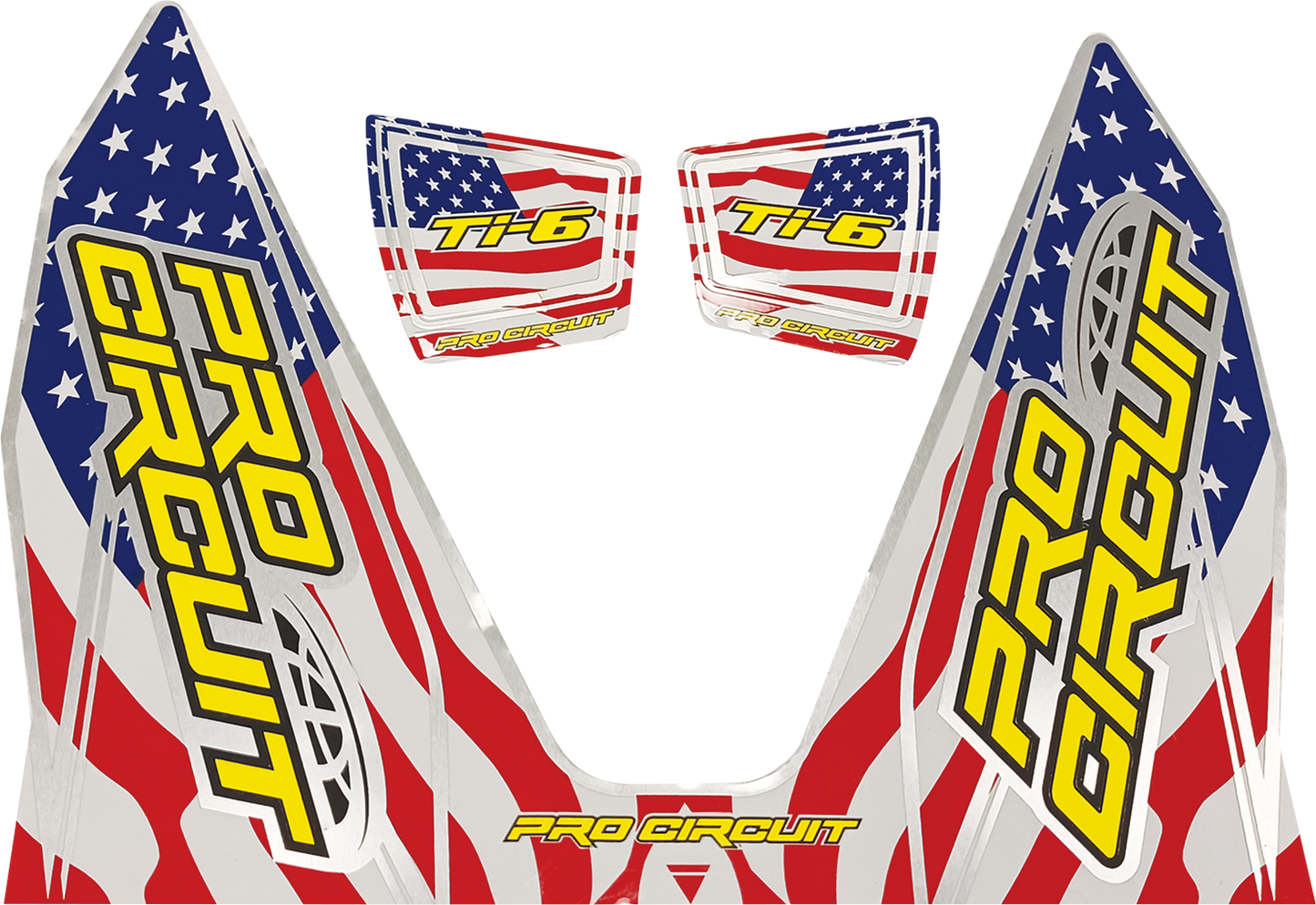 PRO CIRCUIT Ti-6 Decal - Stars and Stripes DC22TI6-SS