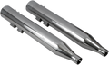 BASSANI XHAUST DNT Straight Can Mufflers for '95-'16 FL - Chrome 1F7DNT6