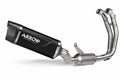 APRILIA RS660 E5+ 2025 FULL SYSTEM WITH INDY-RACE EVO ALUMINIUM DARK EXHAUST - 77008akn