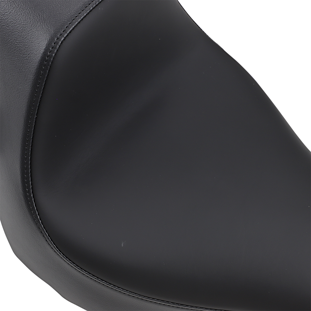 DRAG SPECIALTIES EZ-Solo Seat - Smooth - Solar-Reflective Leather - FXFB '18-'22 ACT EZ-ON STYLE 0802-1127