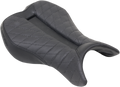 SADDLEMEN Track Seat - Lattice Stitch - Black - 675R '13-'17 0810-T138