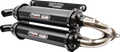 TRINITY RACING Stage 5 Slip-On Dual Muffler - Cerakote Black TR-4152S-C2