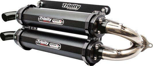 TRINITY RACING RZR Pro XP Muffler - Cerakote Black TR-4173S-C2