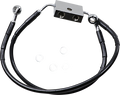 DRAG SPECIALTIES Brake Line - Front (Lower/Upper) - Black 614743-BLK