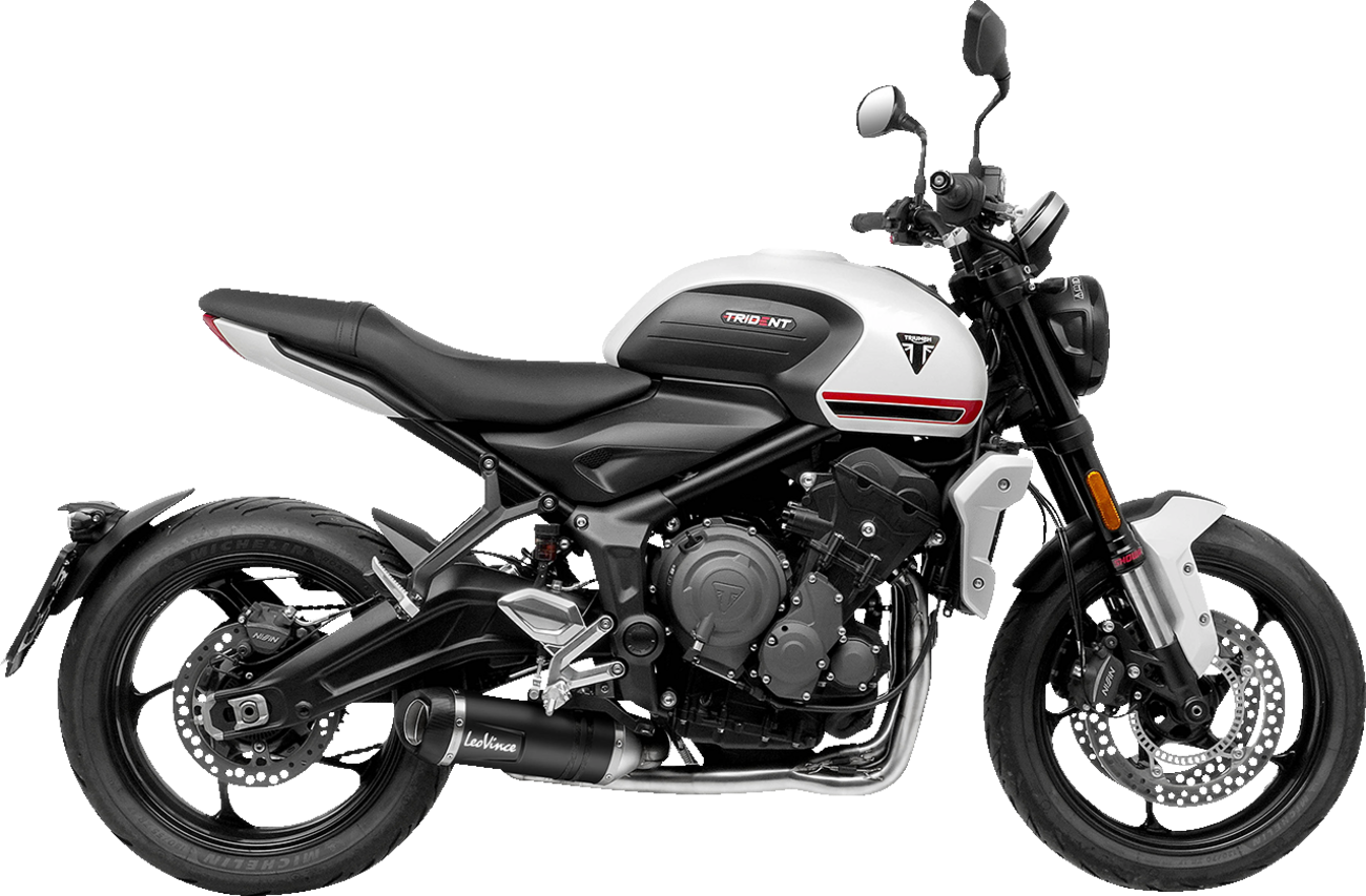 LEOVINCE LV-10 full system - Black Trident/Tiger Sport 660 14385EBU