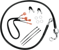 DRAG SPECIALTIES Brake Line - Rear - Black 640320-BLK