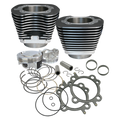S&S Cycle 99-06 BT 97in Big Bore Cylinder Kit - Wrinkle Black 910-0205