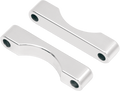 KLOCK WERKS WFB Benchmark Bagger Front Fender Blocks - For all 23"/26" Tire Hugger/Benchmark - Chrome KWFS-01-0100-C