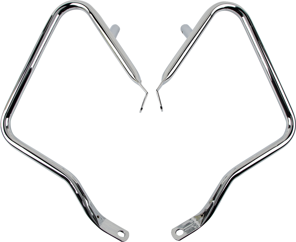 DRAG SPECIALTIES Saddlebag Support Kit - '14-'22 FLT - Chrome 21028