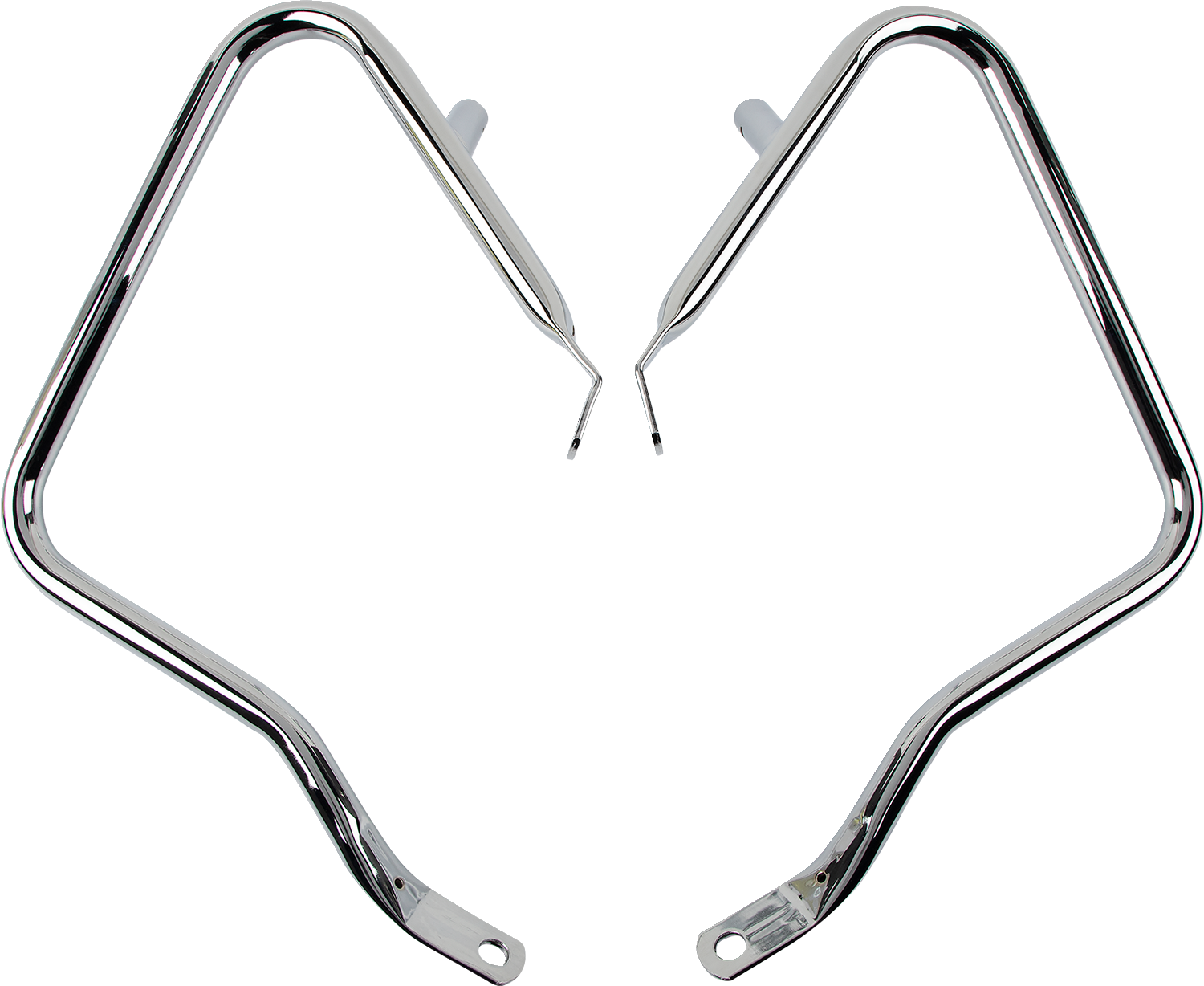 DRAG SPECIALTIES Saddlebag Support Kit - '14-'22 FLT - Chrome 21028