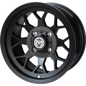 MOOSE UTILITY Wheel - 27X - Front - Black - 12x7 - 4/156 - 4+3 27MO127156MB4