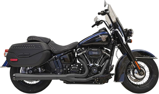 BASSANI XHAUST 2:1 Exhaust - Black 1S91RB