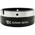 KHROME WERKS Exhaust End Cap - Billet Cut Tip - Carbon - 4-1/2" 200881p