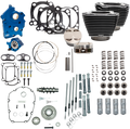 S&S CYCLE Power Pack - Gear Drive with Highlighted Fins - Black Granite - Oil Cooled - M8 NOT RECOMMENDED F/TRIKES 310-1110A