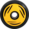 Parts Unlimited Idler Wheel With Bearing 6205-2rs - Yellow - Group 11 - 135 Mm Od X 1" Id R0135f-2 401a