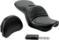 SADDLEMEN Seat - Explorer - With Backrest - Stitched - Black - FXD '04-'05 804-04-0301