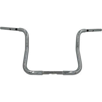 FAT BAGGERS INC. 1-1/4" EZ Install Round Top Handlebar - Reduced Reach - 13" - Chrome 943013