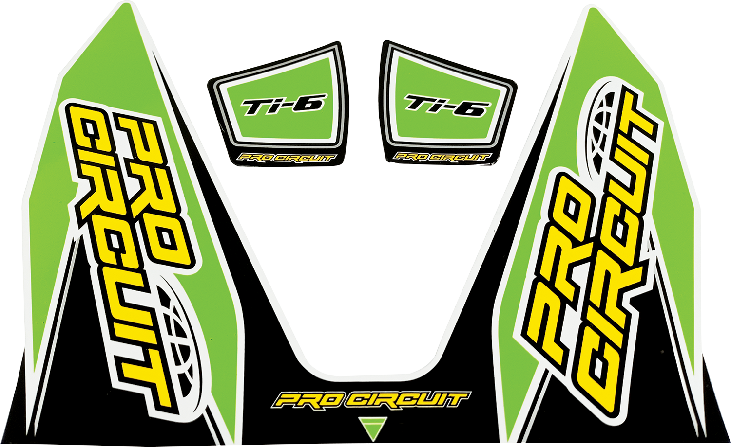 PRO CIRCUIT Ti-6 Decal - Green DC22TI6-GRN