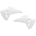 UFO Radiator Covers - White - Honda - CRF 250R/450R HO05614#041