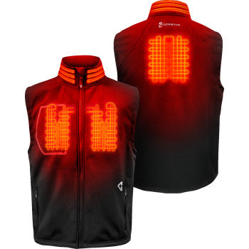 GERBING HEATED CLOTHING 7V Torrid Softshell Heated Vest 2.0 - Black - Medium GERTVST7VMBM