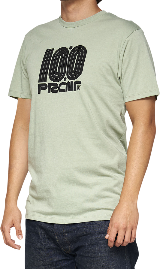 100% Pecten T-Shirt - Slate Green - Small 32144-486-10