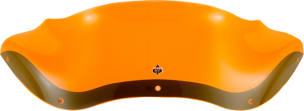 KLOCK WERKS Kolor Flare™ Windshield - 8" - Orange Ice - FLTR KWW-01-0623