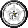 COASTAL MOTO Daytona Front Wheel - Chrome (21") | Rotor (12.6) | Dunlop AE Tire (130/60B21) PKG-DAY213CH-24ABST
