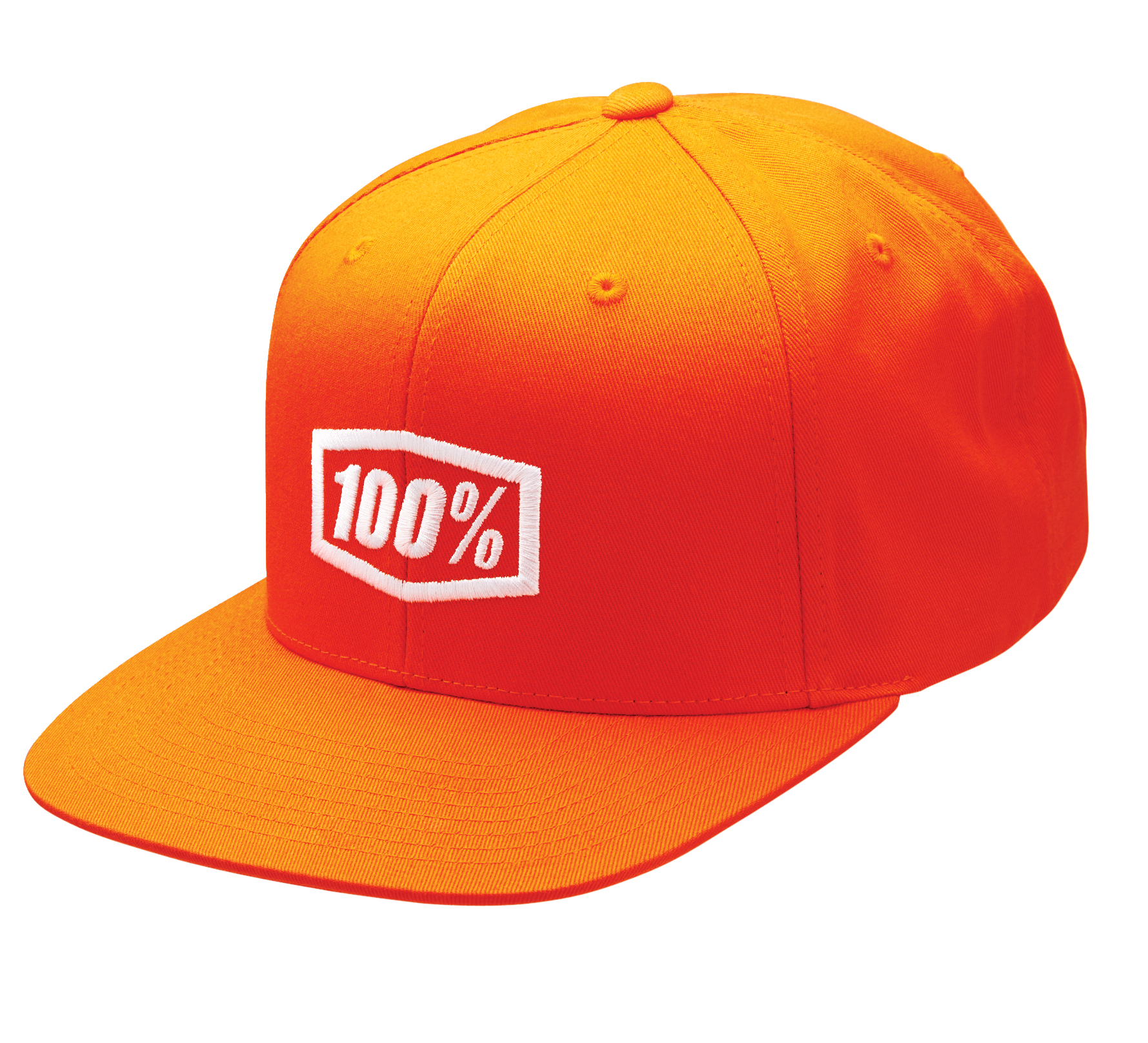 100% Youth Icon Snapback Hat - Orange - One Size 20047-00002