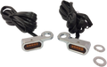 DRAG SPECIALTIES LED Handlebar Marker Lights - Hydraulic Clutch - Chrome/Amber L22-0229CAENU