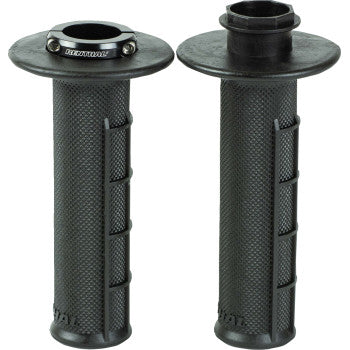 RENTHAL MX R-Works Lock-On Grips - Ultra Tacky - Half Waffle G236